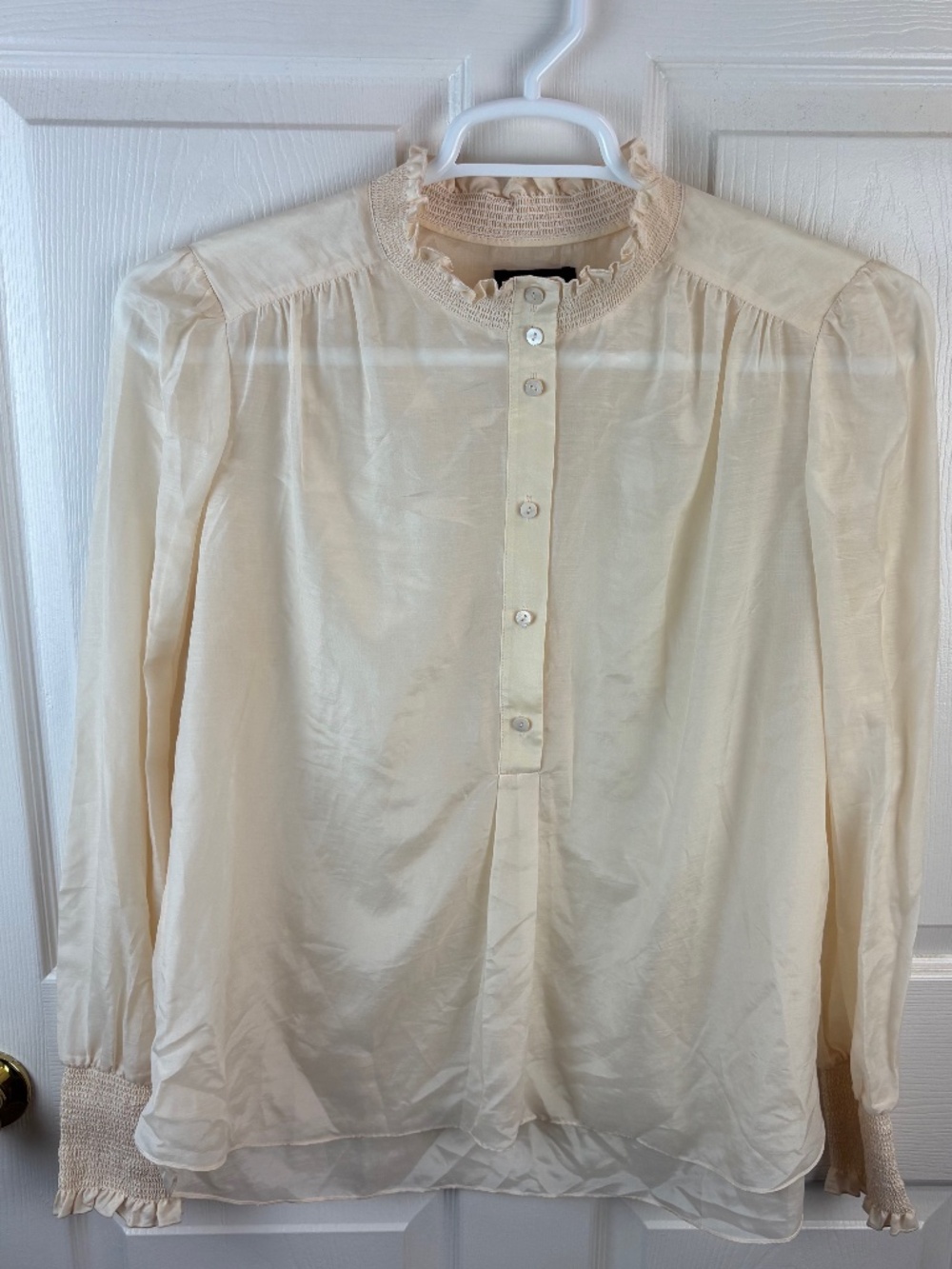 Me + Em Silk Blend Popover Top